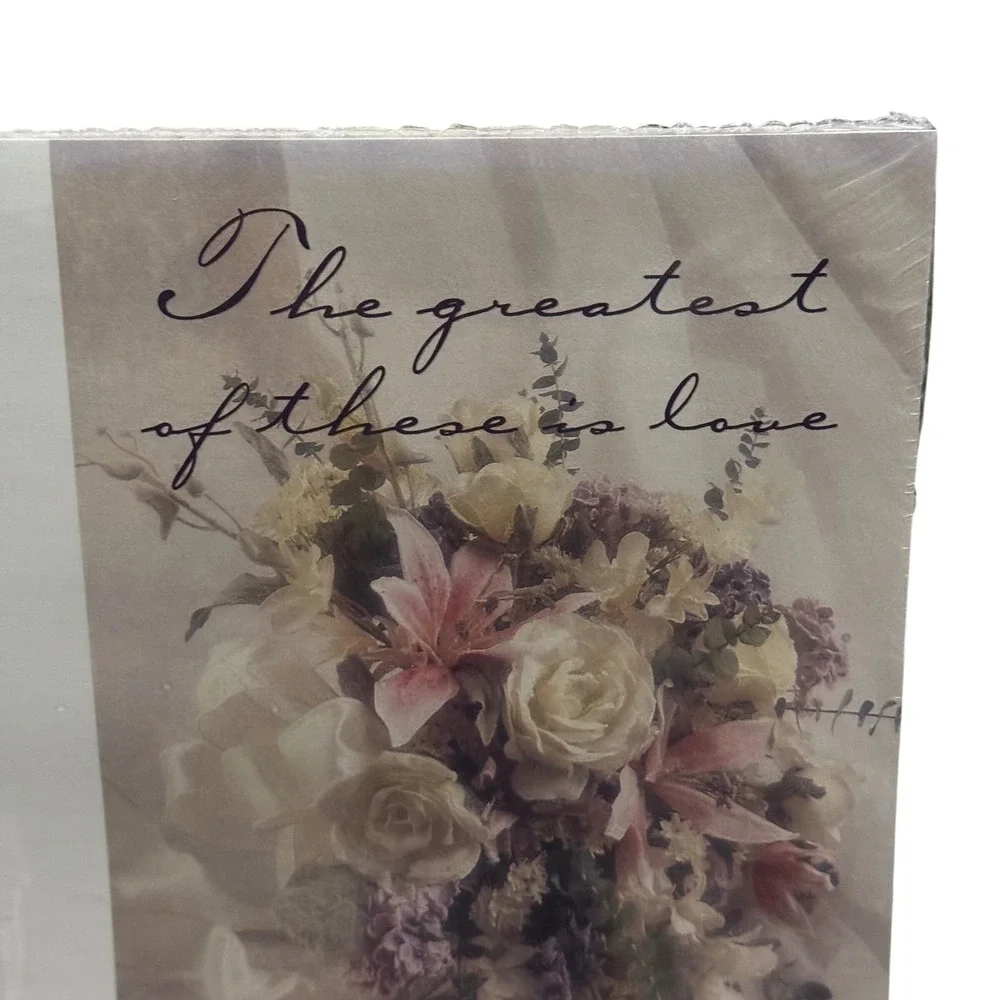 Vintage CPH Wedding Church Bulletins Corinthians 13:13 Printable 100 Sealed 90s